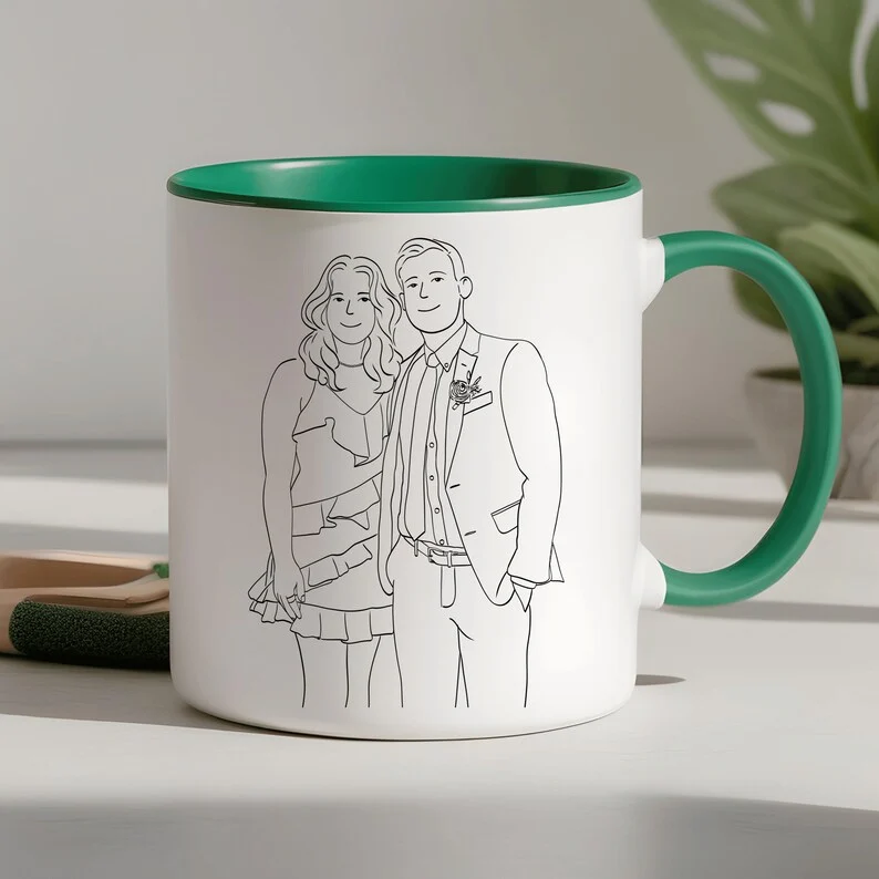 Imaginea cu cana personalizată cu portret de familie [3]