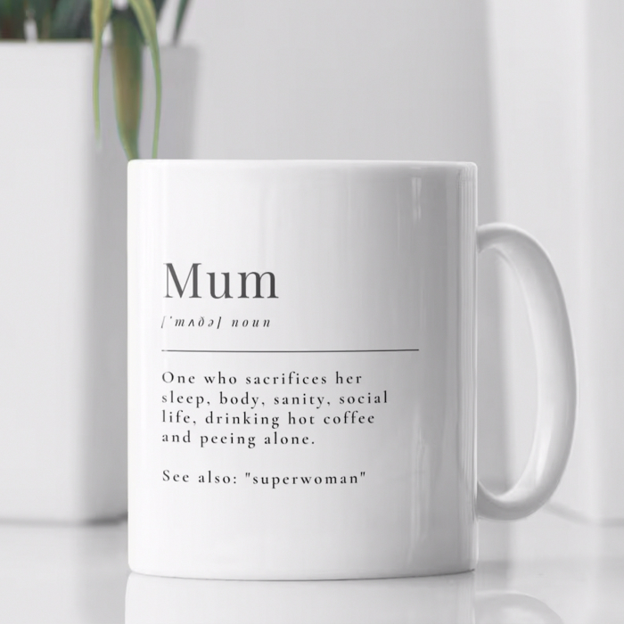 Căni personalizate cu definiții pentru familie, mama, tata [2]