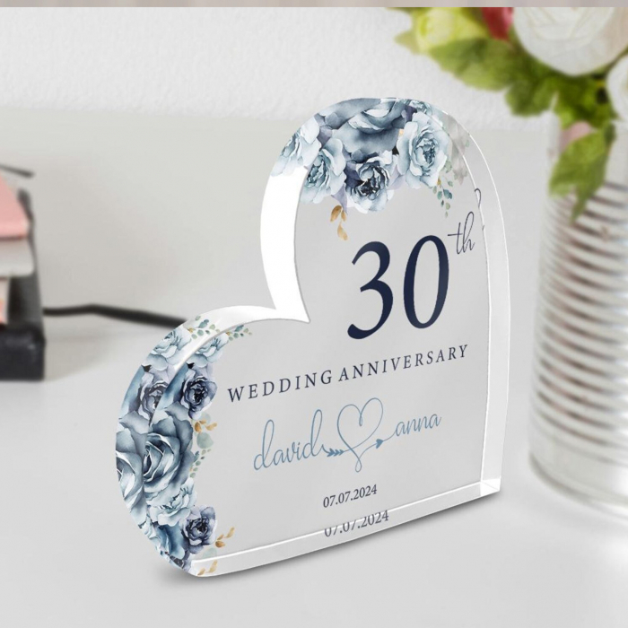 Cristale personalizate pentru aniversări – modele elegante pentru 10, 25, 30, 40 și 50 de ani de căsătorie [3]
