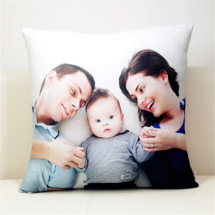 Pernă personalizată cu fotografie de familie [1]