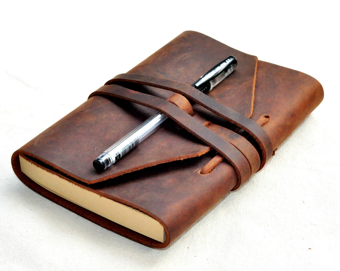 Agendă din piele naturală – Design premium pentru notițe și planificare [1]