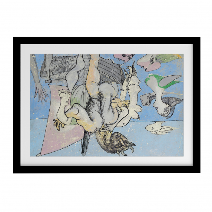 Tablou abstract modern, Picasso - Femei, sirene și minotaur [1]
