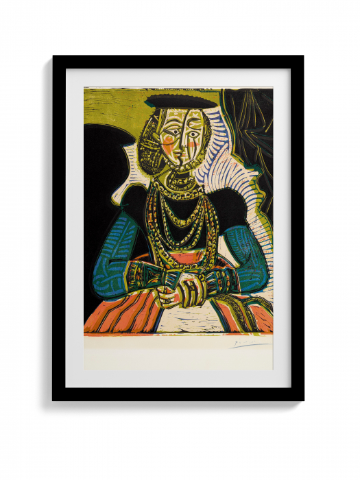 Reinterpretare modernă a bustului unei femei de Picasso după Cranach [1]