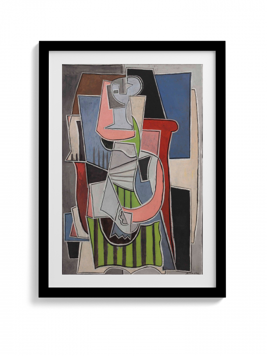 "Reproducere tablou Picasso Femme assise dans un fauteuil pe canvas" [1]