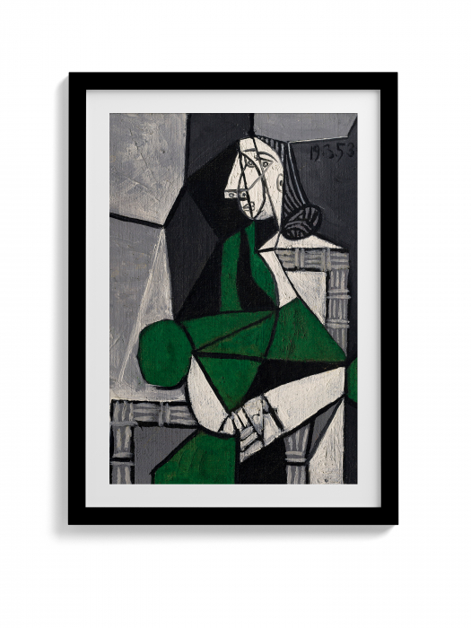 Reproducere canvas modernă - Femme assise (Françoise) de Picasso. [1]