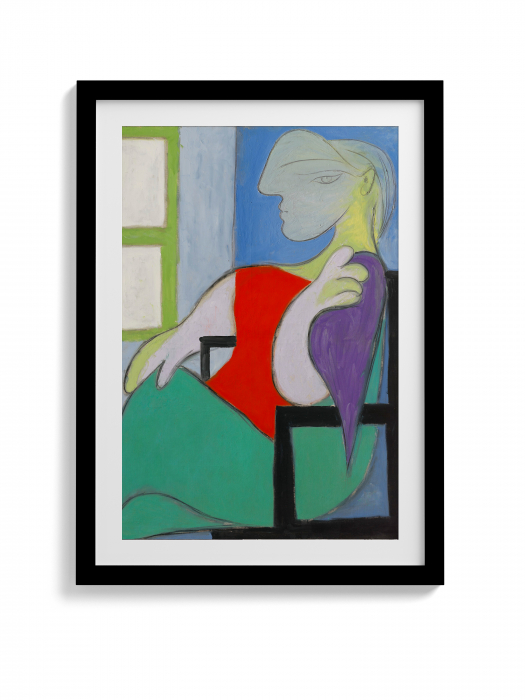 Reproducere tablou Picasso, Femme assise près d'une fenêtre [1]