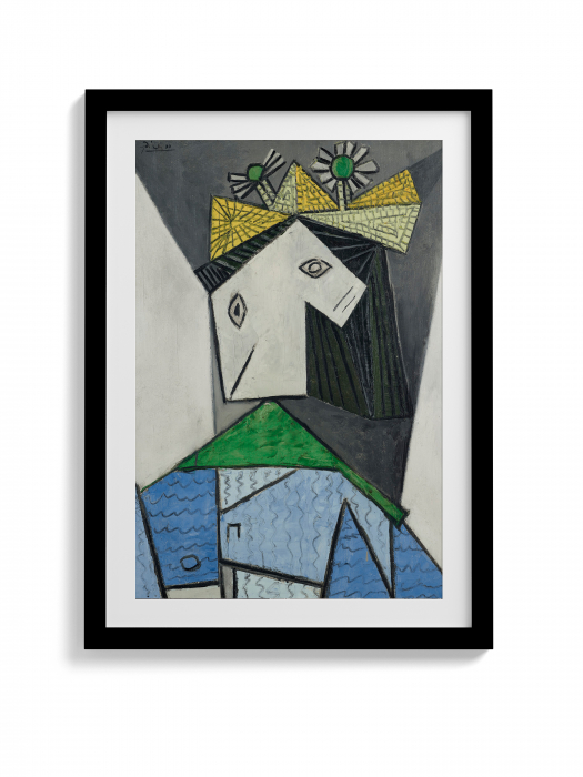Reproducere abstractă modernă Femme au Chapeau de Picasso pe canvas [1]