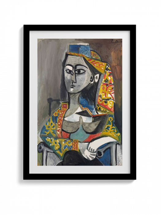 Reproducere tablou Picasso, femeie în costum turcesc [1]