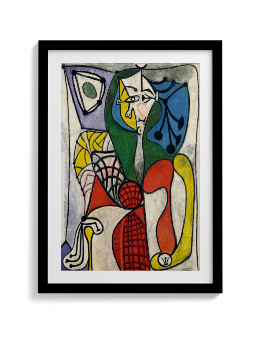 Reproducere tablou canvas Picasso - Femme dans un fauteuil [1]