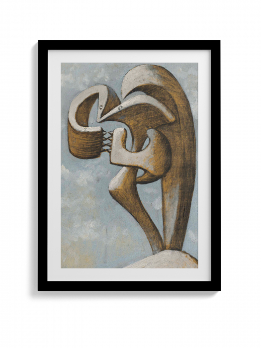 Reprezentare abstractă, Pablo Picasso în stil modern pe canvas. [1]