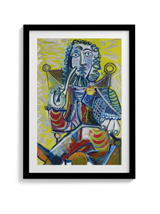 Tablou canvas abstract inspirat de Picasso, „Homme à la pipe” [1]