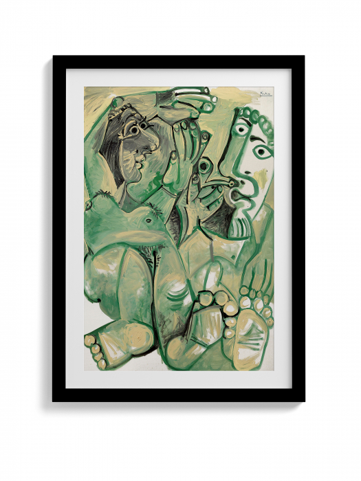 Tablou canvas Picasso cu figuri umane abstracte, stil modern. [1]