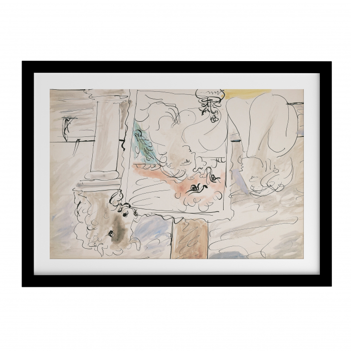 Tablou abstract Picasso - Beauty and the Beast pe canvas. [1]