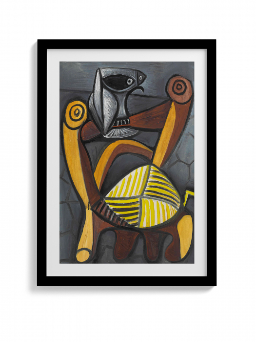 Tablou abstract cu bufn pe scaun de Pablo Picasso [1]