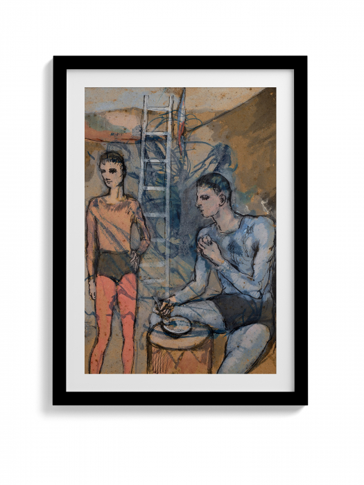 Reproducere tablou abstract Le repas de l’acrobate Picasso [1]