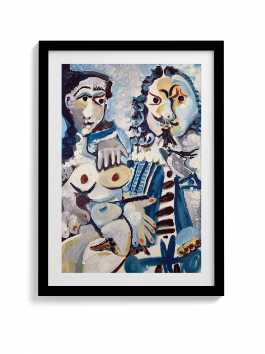 Reproducere canvas modernă "Mousquetaire et nu assis" de Picasso. [1]