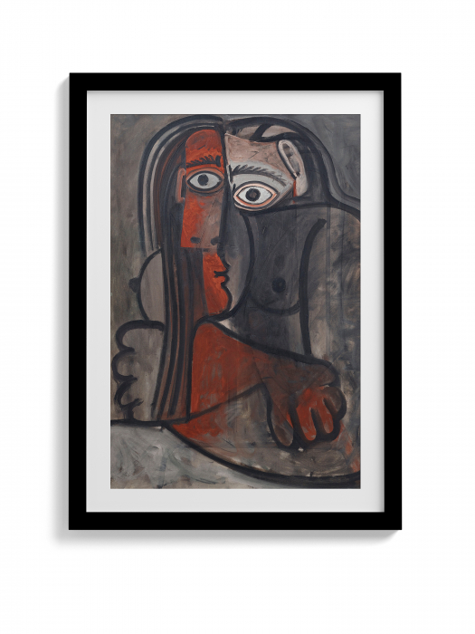 Tablou abstract modern în stilul lui Picasso, vibrant și colorat [1]