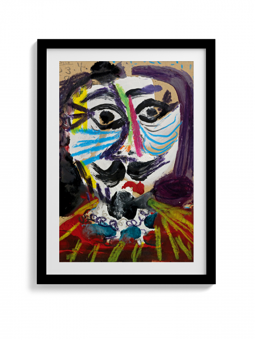 Tablou canvas abstract modern "Tête d'homme" de Picasso [1]
