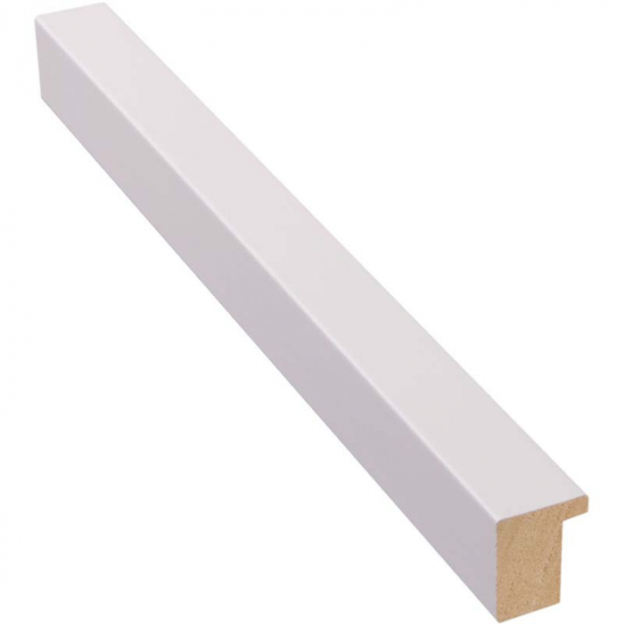 Rama alba din lemn, Intaglio, design minimalist, premium [5]