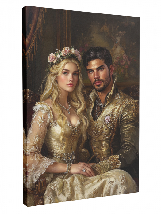 Portret Regal Personalizat – Cuplu în Stil Renascentist [1]