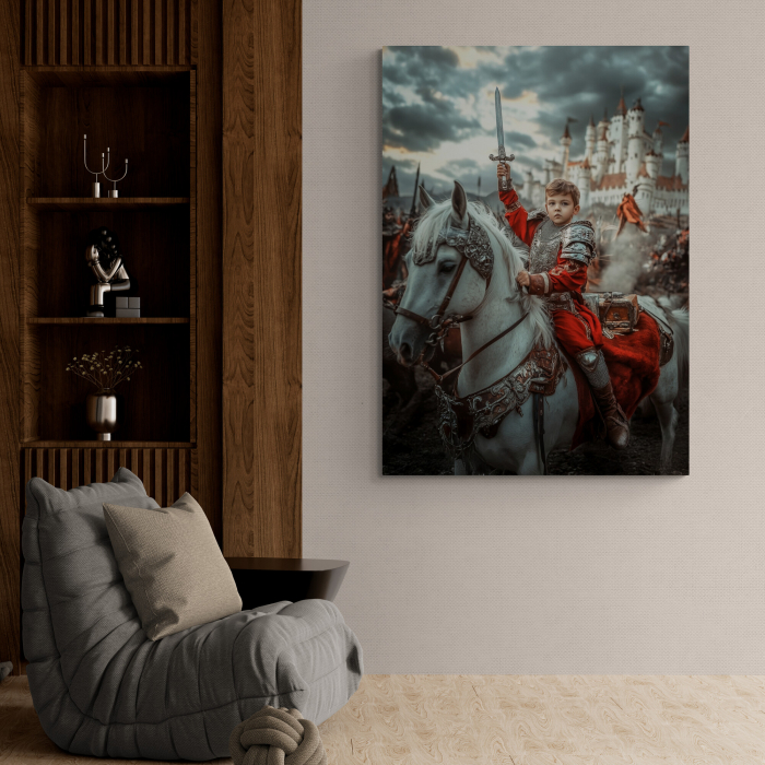 Tablou Personalizat Cavaler Medieval – Transformare Epică | Intaglio.ro [2]