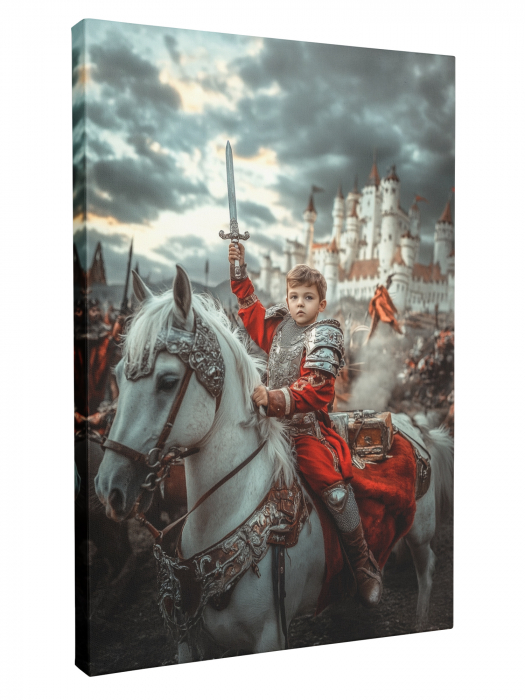 Tablou Personalizat Cavaler Medieval – Transformare Epică | Intaglio.ro [1]