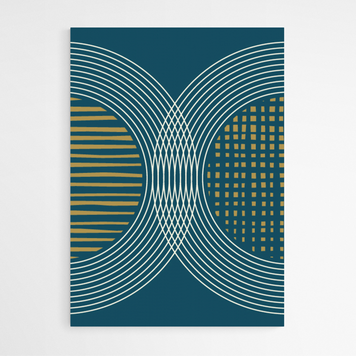 Set 3 tablouri, Intaglio, Stil Abstracte, print pe hartie foto Fine Art, Albastru Crem, postere moderne, pentru casa, birou [4]