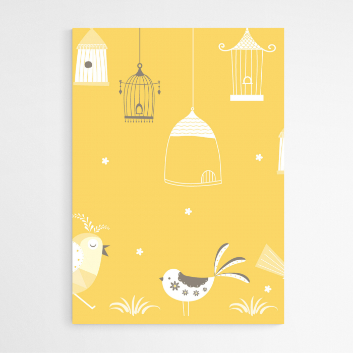 Set de 3 tablouri abstracte cu animaluțe colorate pentru bebeluși [8]