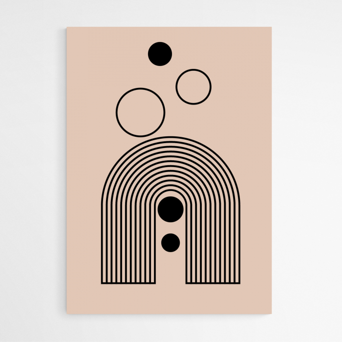Set 4 tablouri, Intaglio, Stil Abstracte, print pe hartie foto Fine Art, postere moderne, geometrice, pentru dormitor [5]