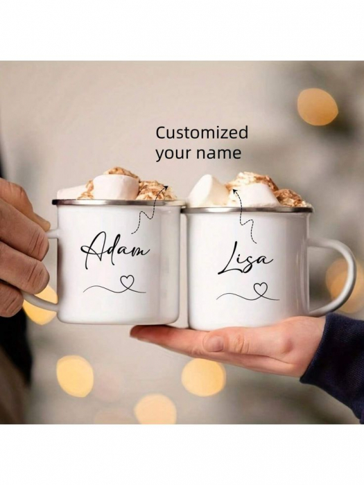 Set cană personalizată pentru botez, părinți sau nași [6]