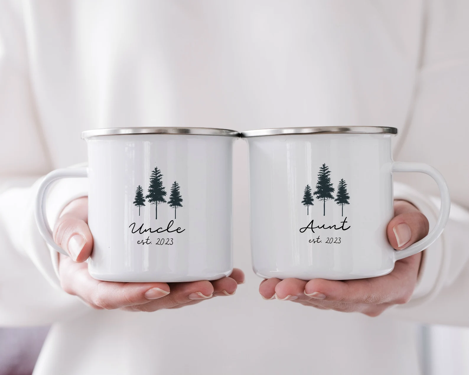 Set cană personalizată pentru botez, părinți sau nași [8]