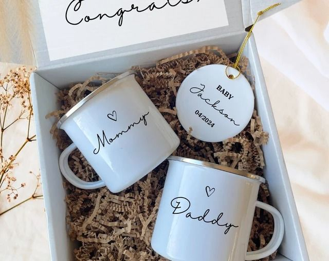 Set cană personalizată pentru botez, părinți sau nași [4]