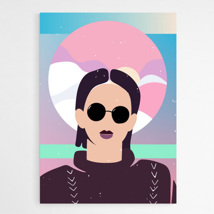 Set 3 tablouri, Intaglio, Stil Pop Art, color, print pe hartie foto Fine Art, postere moderne Fashion, pentru casa, birou [3]