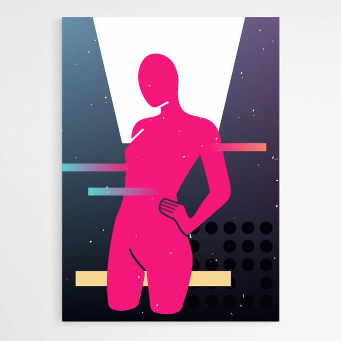 Set 3 tablouri, Intaglio, Stil Pop Art, color, print pe hartie foto Fine Art, postere moderne Fashion, pentru casa, birou [4]