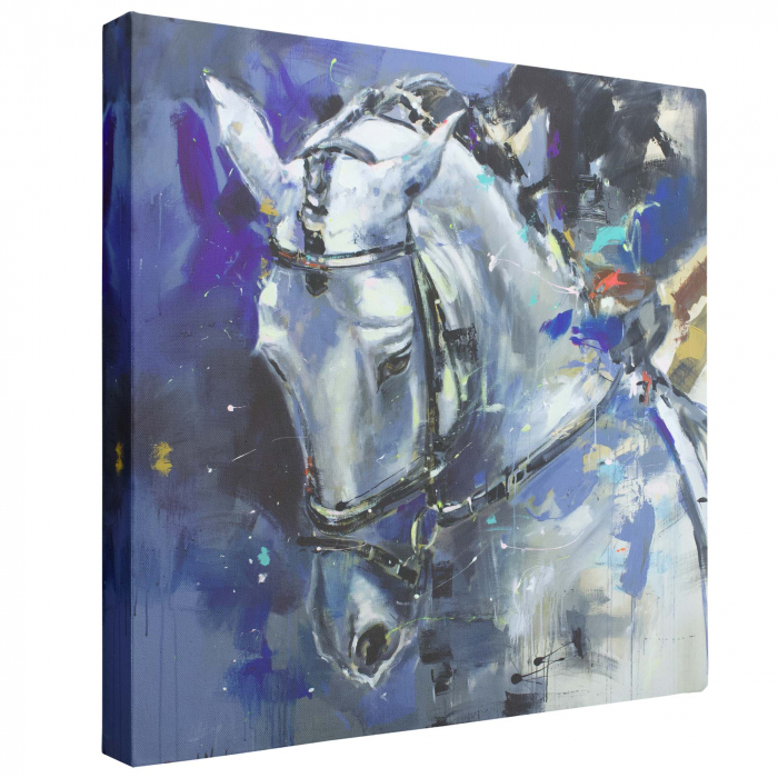 Tablou canvas, abstract, cai, multicolor, pentru dormitor [2]