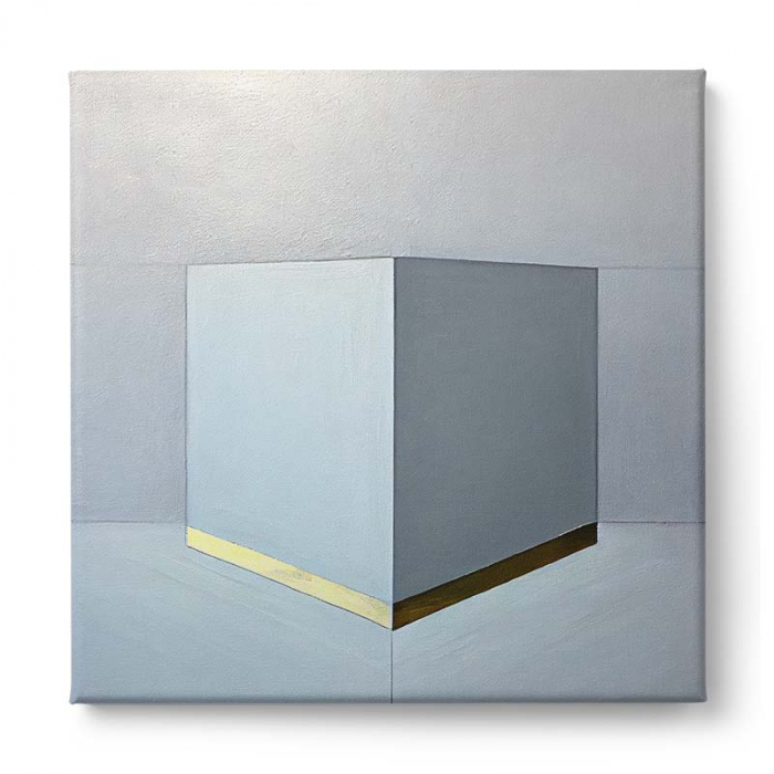 Tablou canvas, abstract, minimalist, geometric, nuante deschise, pentru birou [2]