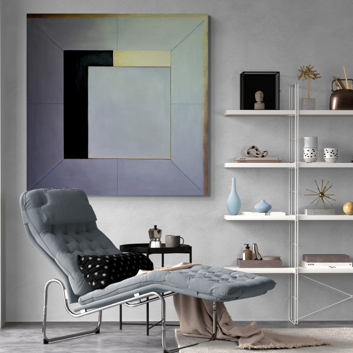 Tablou canvas, abstract, minimalist, geometric, pentru dormitor [1]