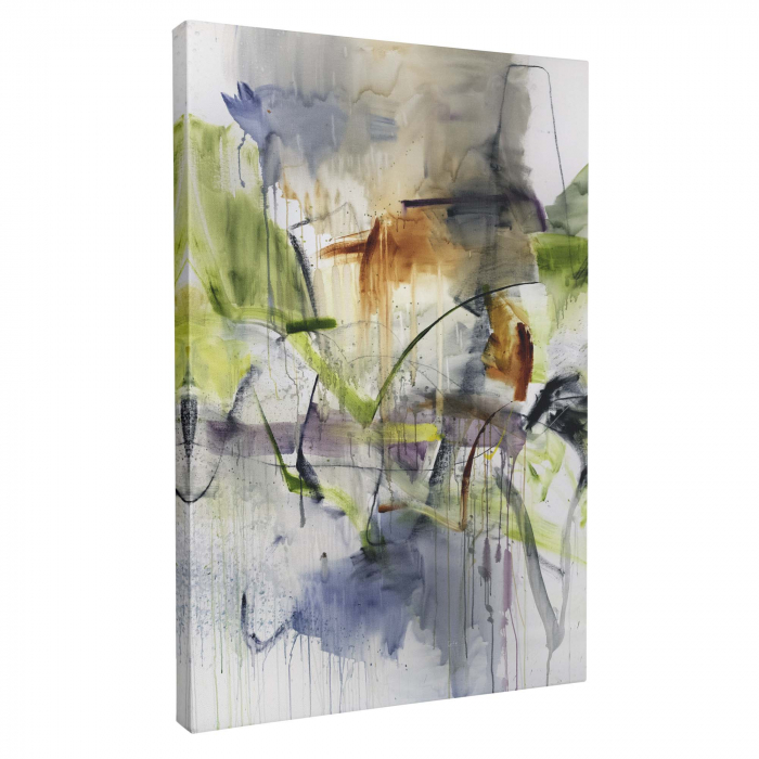 Tablou canvas, abstract, minimalist, multicolor, pentru birou, 70 x 90 cm [2]