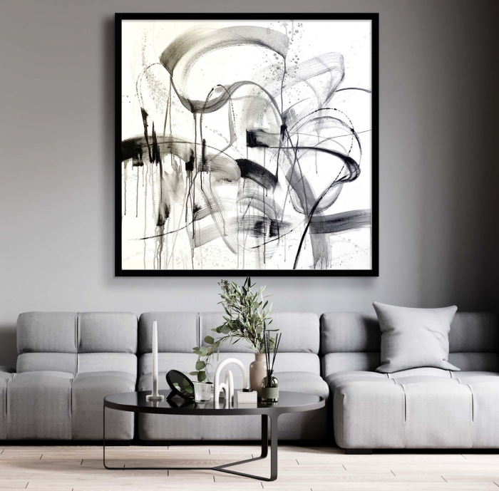 Tablou canvas, abstract, minimalist, multicolor, pentru sufragerie [1]