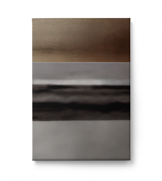 Tablou canvas abstract gri – decor modern elegant pentru birou și hol [2]