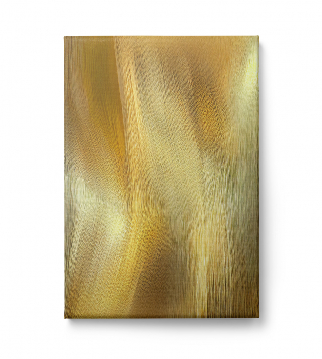 Tablou canvas, abstract, modern, nuante de auriu, pentru living, dormitor [2]