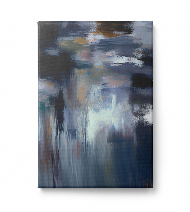 Tablou canvas, abstract, modern, nuante inchise, pentru living [2]