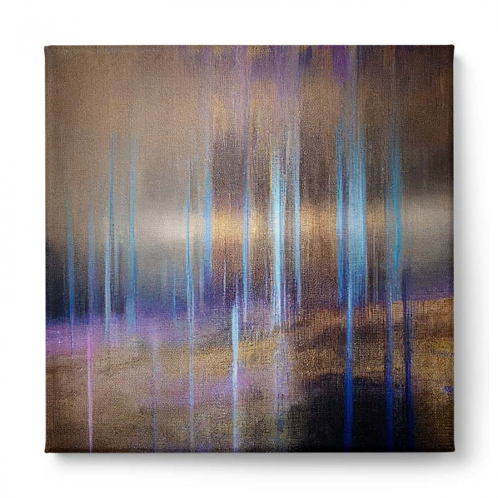 Tablou canvas abstract maro – decor cald și elegant pentru living și hol [2]