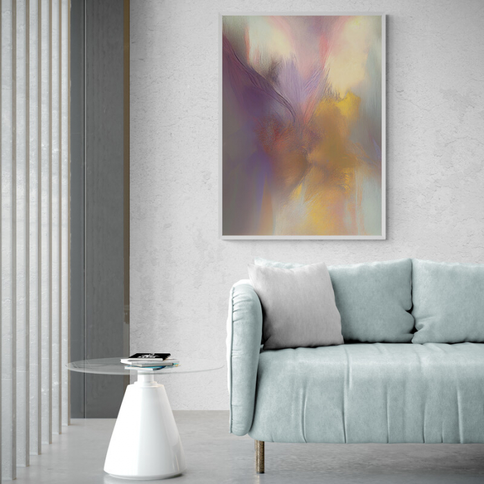 Tablou canvas, abstract, modern, nuante deschise, pentru living [1]