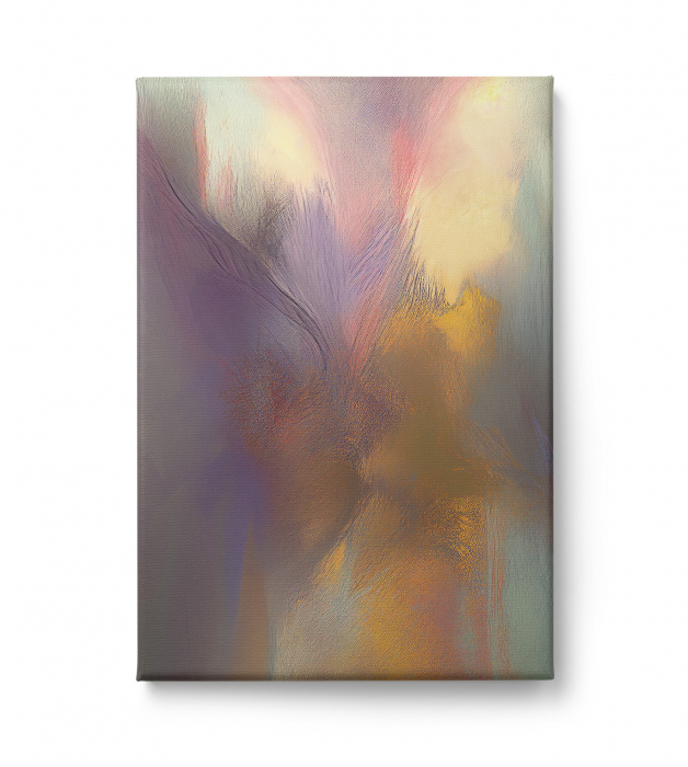Tablou canvas, abstract, modern, nuante deschise, pentru living [2]