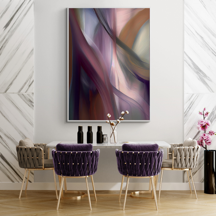 Tablou canvas, abstract, modern, nuante metalice, pentru bucatarie, sufragerie [1]