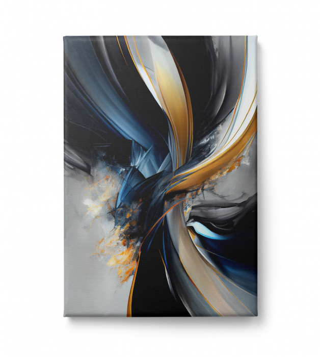 Tablou canvas, abstract, modern, nuante intense, pentru dormitor, living [2]