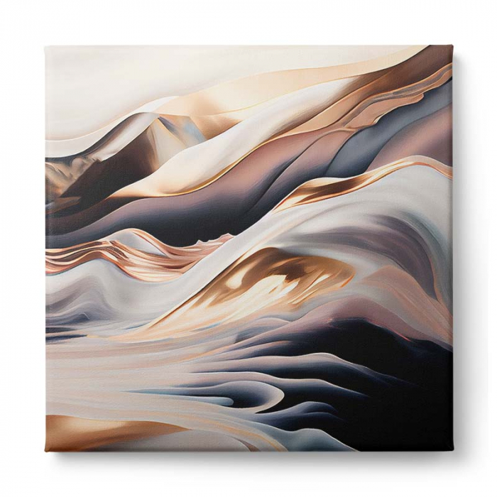 Tablou canvas, abstract, modern, nuante roz, pentru living, hol [2]