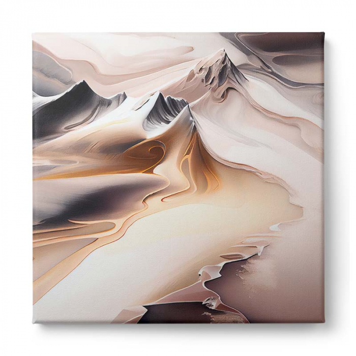 Tablou canvas, abstract, modern, nuante roz, pentru dormitor, living [2]