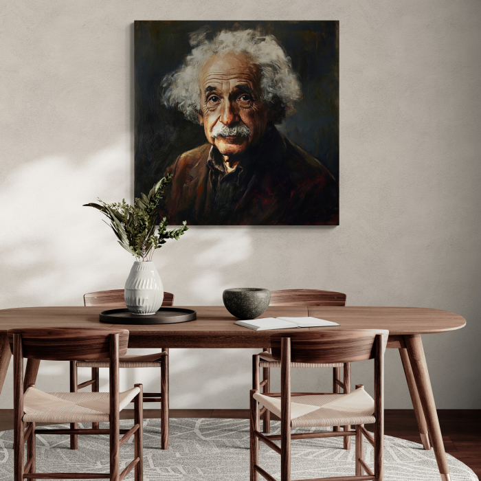 Tablou Canvas Portretul  lui Albert Einstein [1]